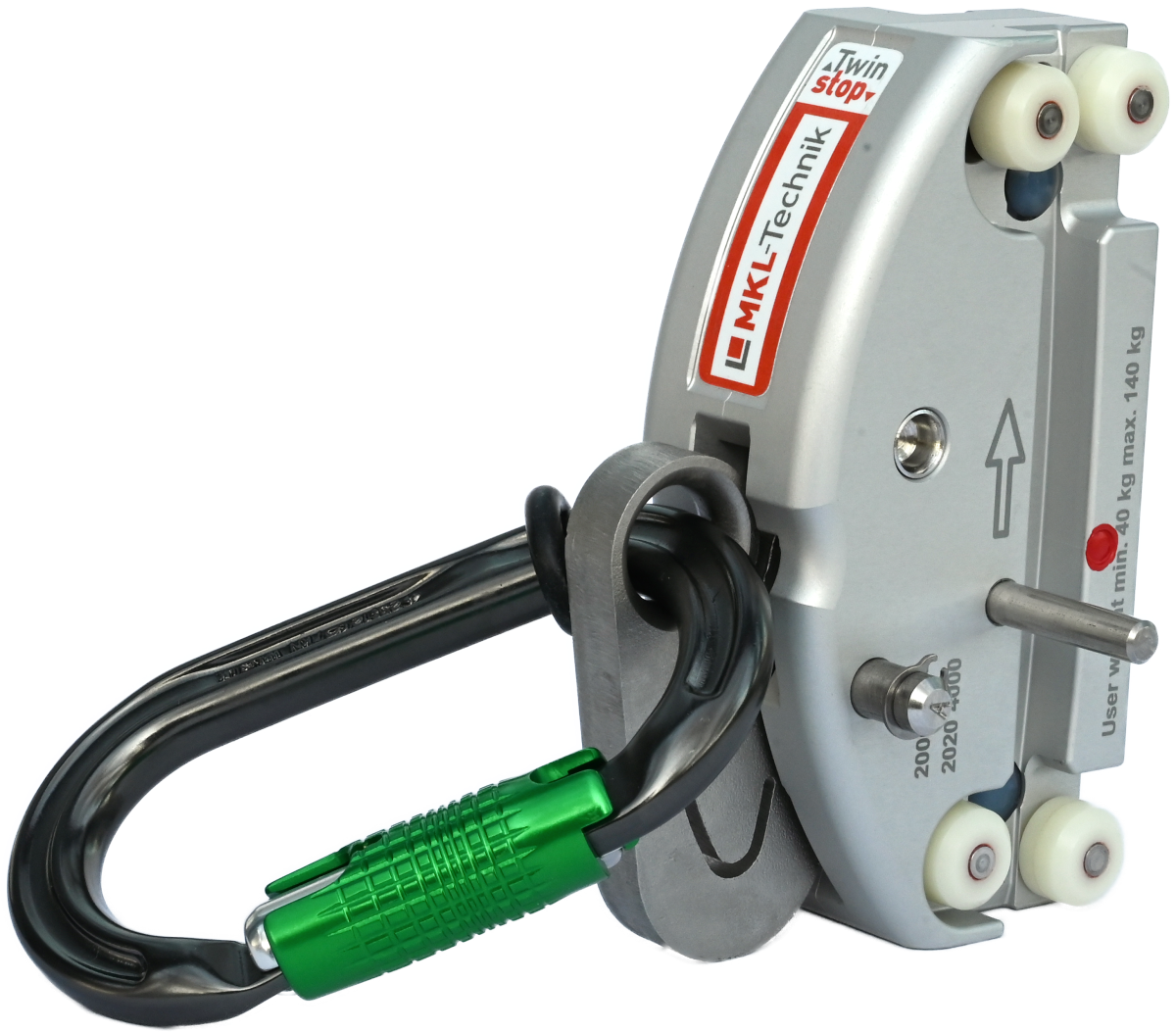 Twinstop Steigschutzläufer - mitlaufendes Auffanggerät