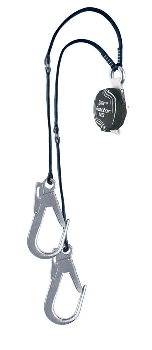 Aufreissfalldämpfer Reactor 140 Y mit großem Karabinern