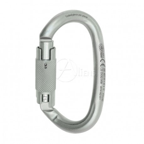 Stahlkarabiner Ovalone DNA TriLock