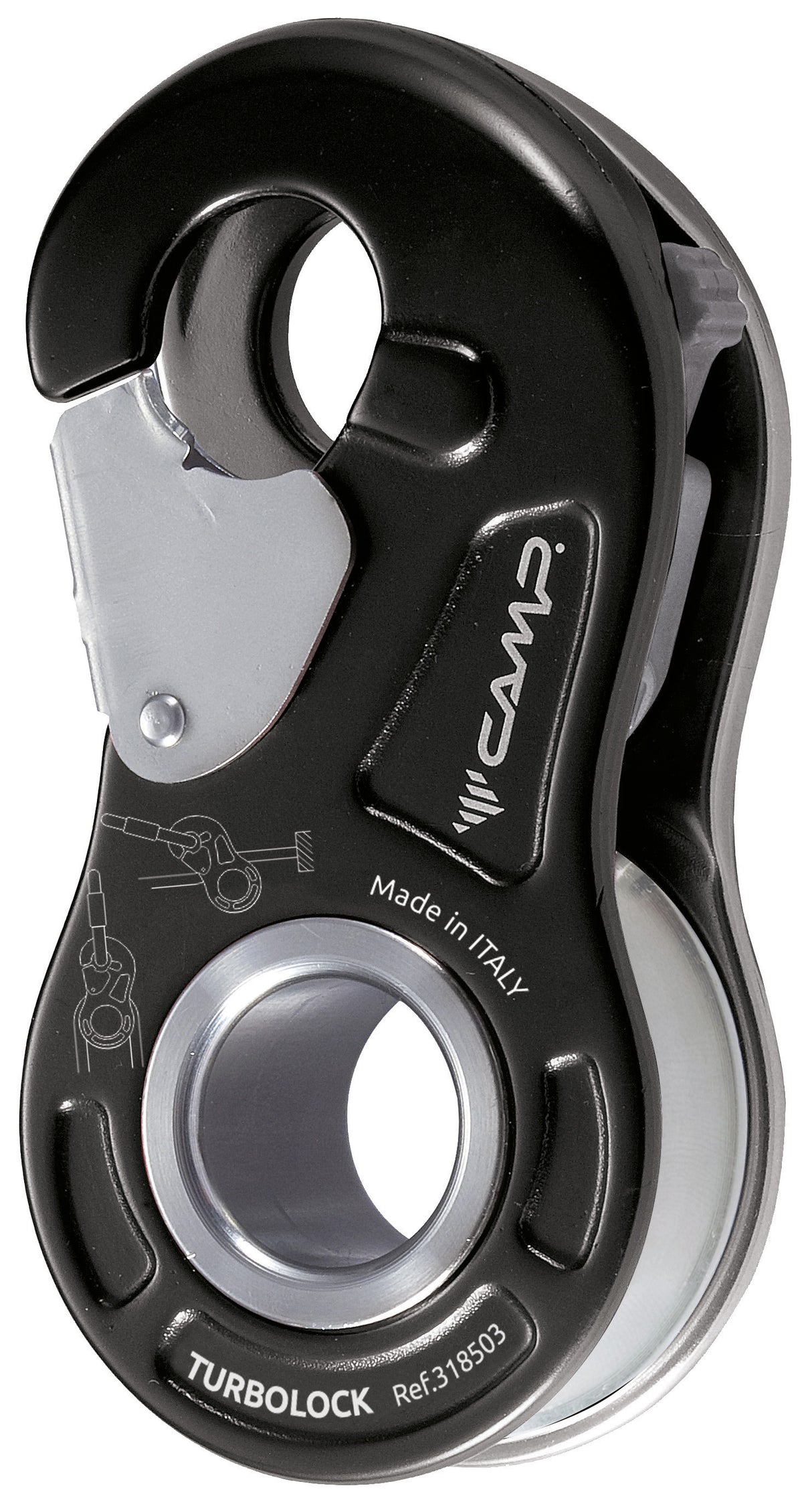 Turbolock - Umlenkrolle mit Rücklaufsperre