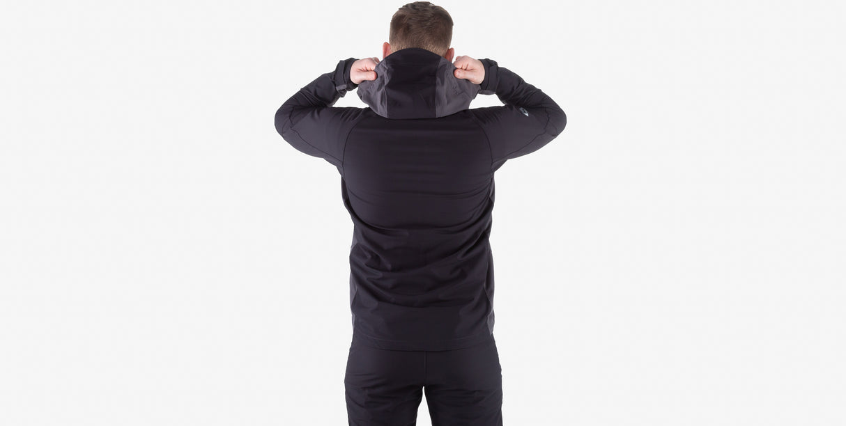 Frontier Hooded Jacket, ombre blue/cosmos, Softshelljacke