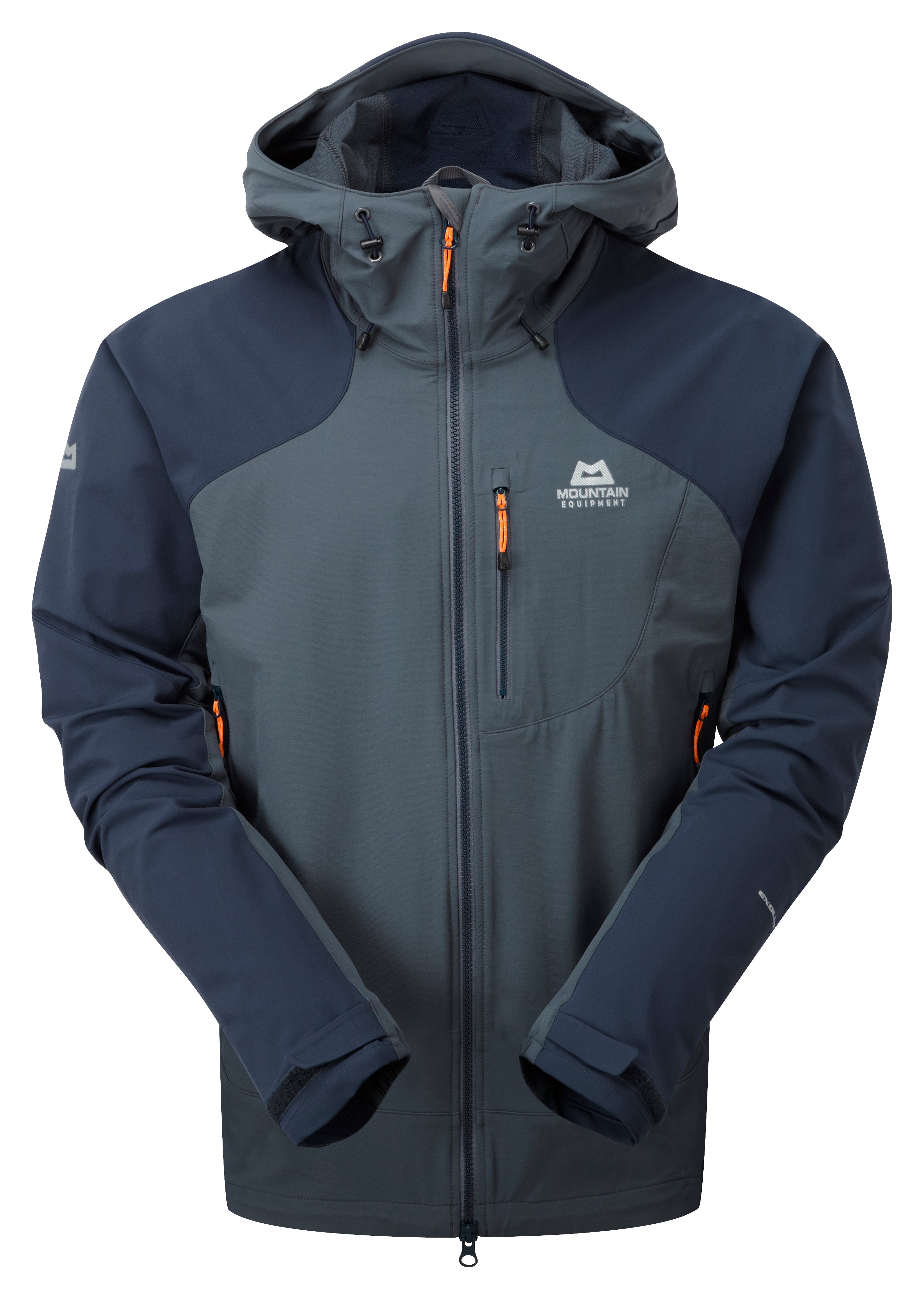 Frontier Hooded Jacket ombre blue cosmos Softshelljacke