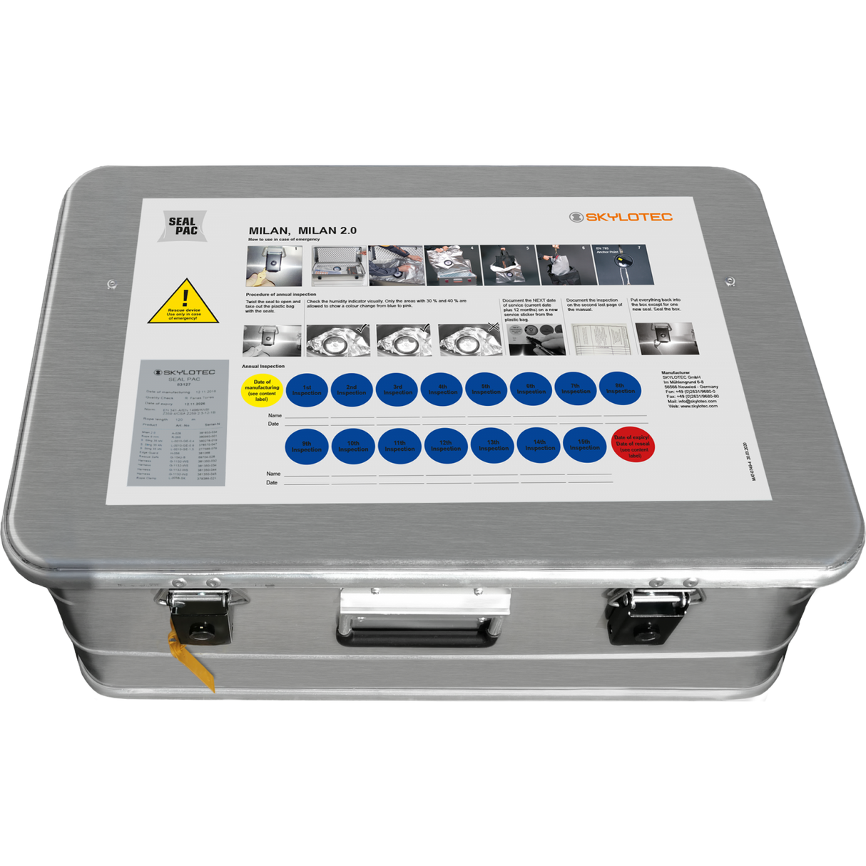 Seal Pac - Sicherheitsbox für Rettungsgeräte