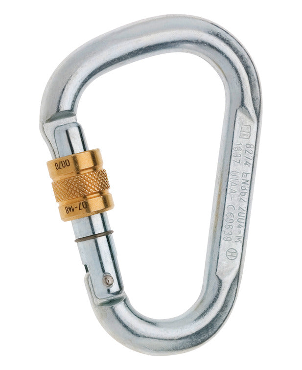 Steel HMS Screw - Stahlkarabiner