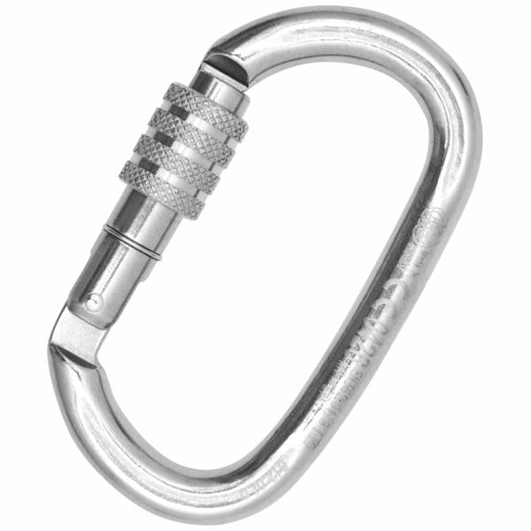 Edelstahlkarabiner Oval Screw