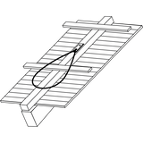 Anschlagpunkt für Dachziegel