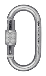 Total Oval Screw Stahlkarabiner